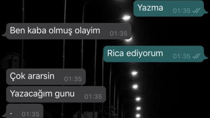 Böyle diyen birisi döner mi sizce?