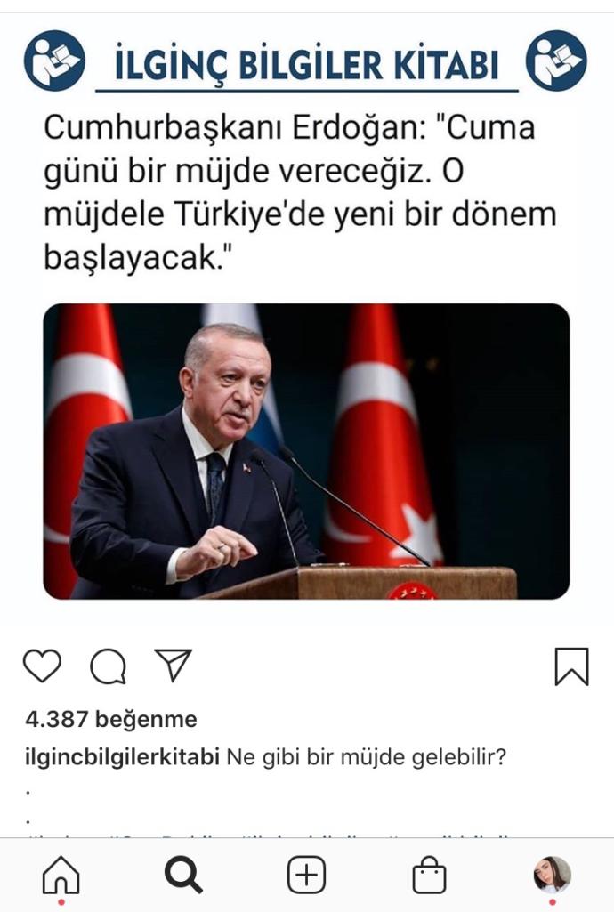 Cumhurbaşkanı Erdoğan’ın Cuma günü vereceği müjde sizce ne olabilir?
