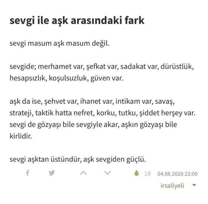 Sevgi ile aşk arasında ki fark nedir?