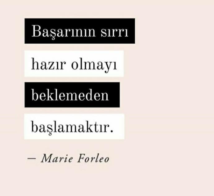 Sizce başarının sırrı nedir?