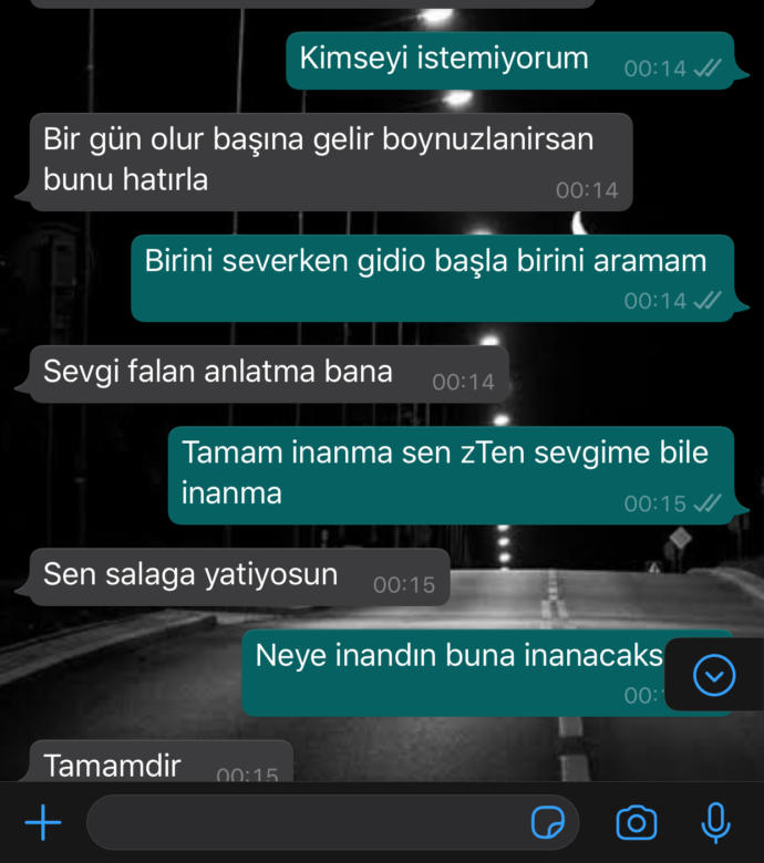 Böyle yapan bir insan döner mi sizce ihtimal var mı?