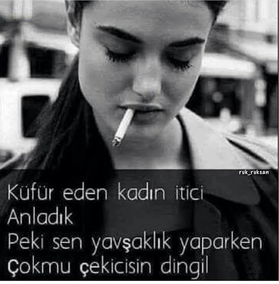 Küfür eden bir kız ( ya da biri) itici midir?