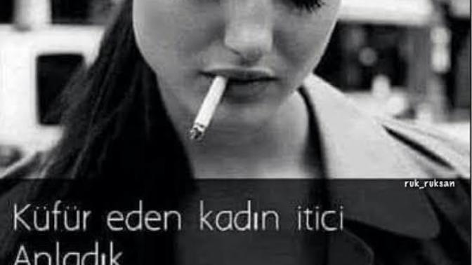 Küfür eden bir kız ( ya da  biri) itici midir?