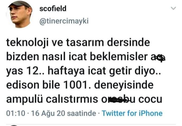 Teknoloji tasarım dersinde sizi de icat yapmaya zorladılar mı?