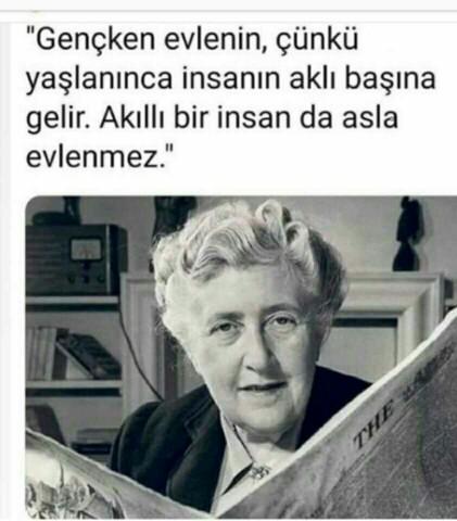 Gençken evlenin çünkü:?