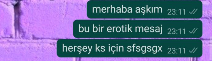 Sevgilinize şu dakikada erotik bir mesaj göndermek isteseniz ne yazarsınız?