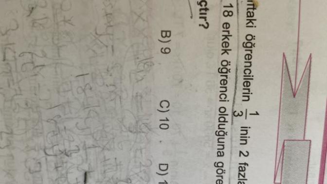 Matematik sorusu kesir problemi?