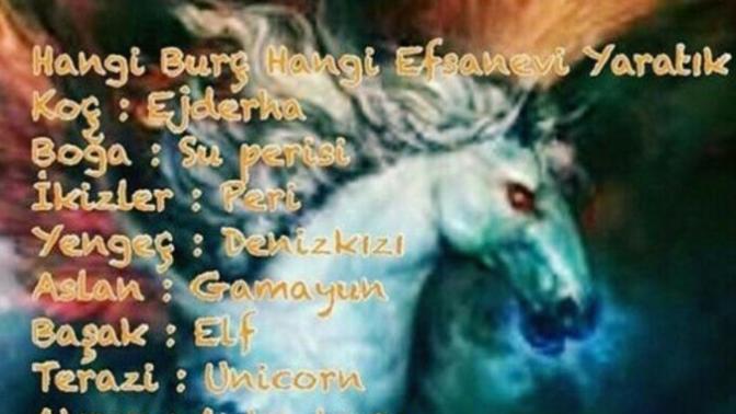 Burcuna göre hangi efsanevi yaratık sın?