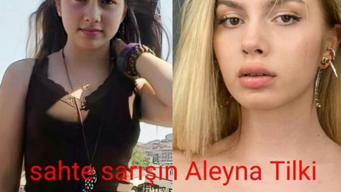 Aleyna tilki hem çirkin hemde sahte sarışın mı?