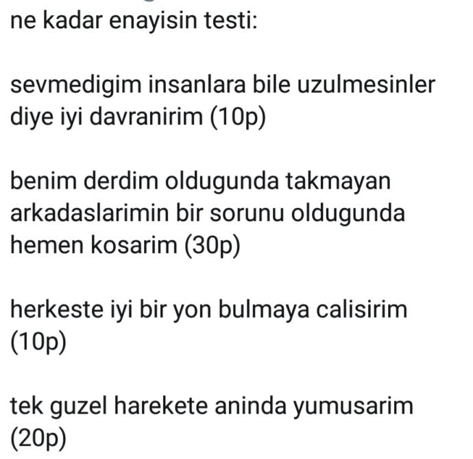 Sanirim içinizde en enayi olan benim, sen ne kadar enayisin ?