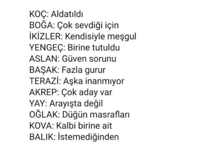 Neden bekarsınız?