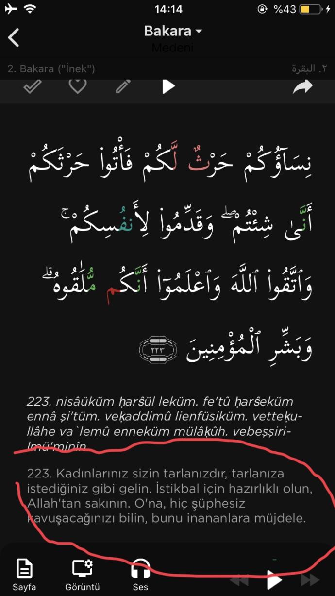 Kadınlar sizin tarlanızdır ayeti hakkında ne düşünüyorsunuz benim kafamı karıştırdı?