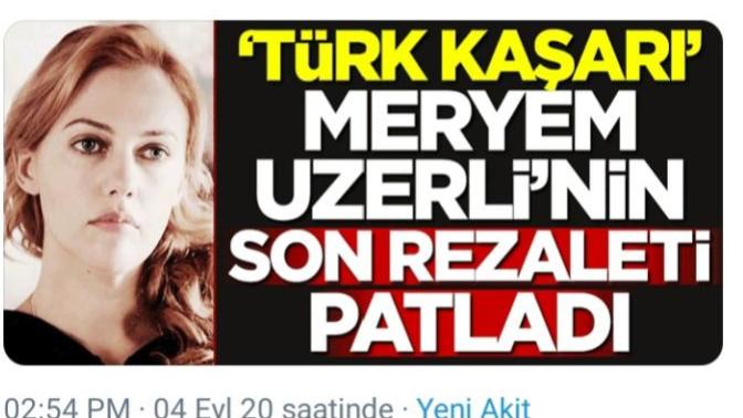 Meryem Uzerli'ye 'Türk Kaşarı' Diyerek Adeta Nefret Saçan Yeni Akit Gazetesi Hakkında Ne düşünüyorsunuz?