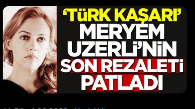 Meryem Uzerli hakkında 'Türk kaşarı' diye başlık atmak basın özgürlüğü müdür?