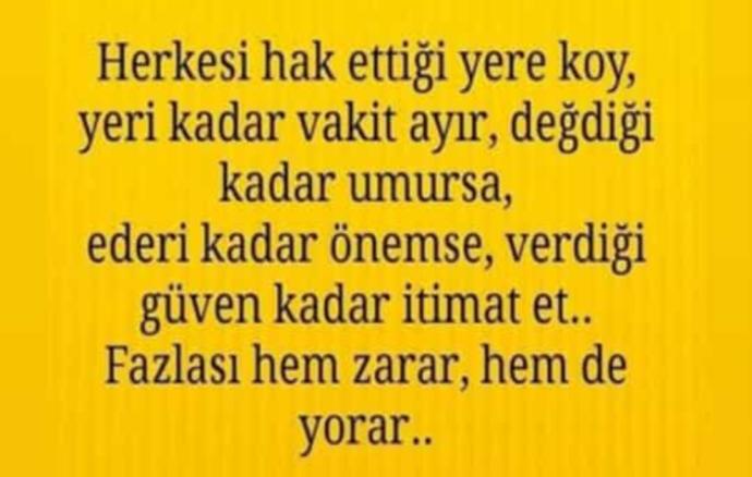 Sizce günün sözü nedir?