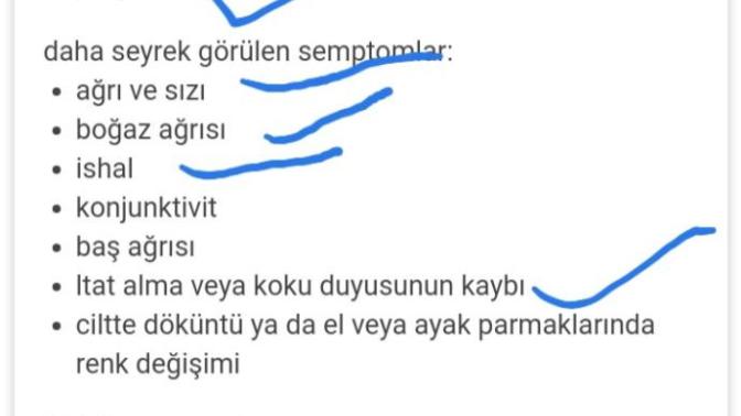 Korona virüs belirtileri yaşıyorum test yaptırmalı mıyım?