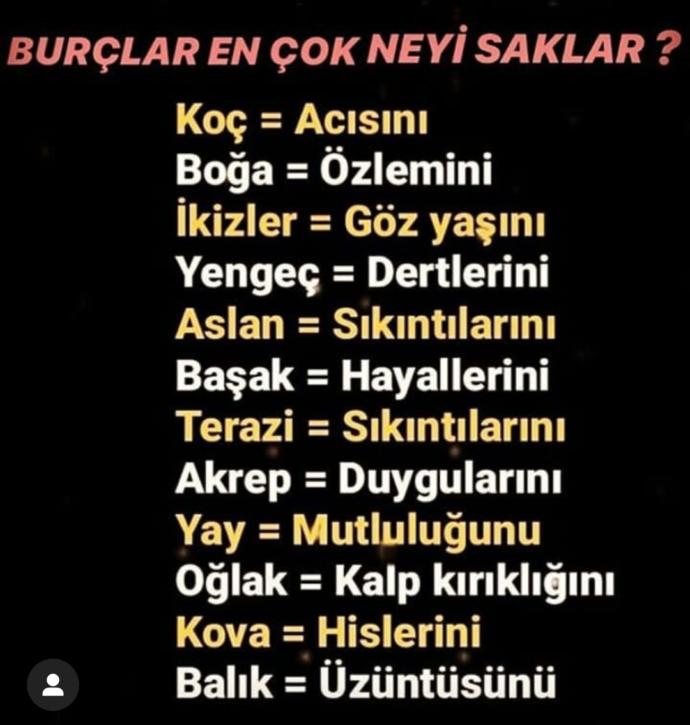 Burçlar en çok neyini saklar?