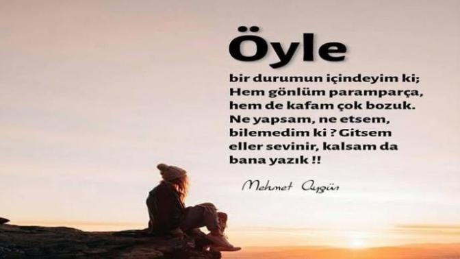 Çok kötüyüm be herşey mi kötüye gitmek zorunda?