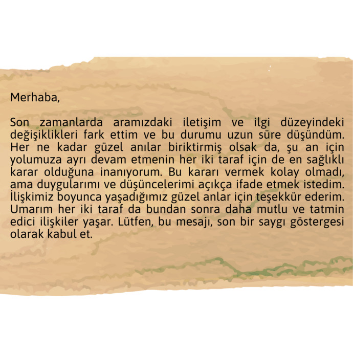 İlgisiz Erkeğe Ayrılık Mesajı Nasıl Atılır?