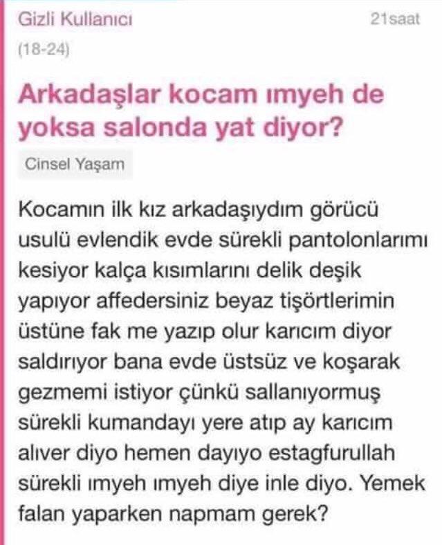 Arkadaşlar eşim durduk yere hayde bre diyip popoma bir tokat atıyor çok sıkıldım artık?