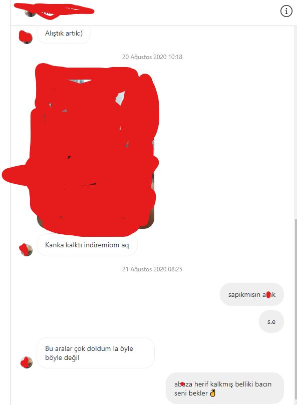 Şeyim kalktı dedi?