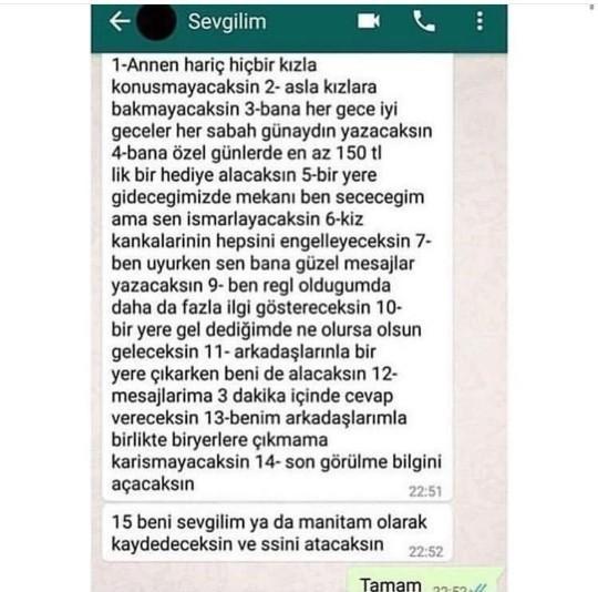 Flörtünüz sevgili olmak için size şartlar koşsa kabul eder misiniz?