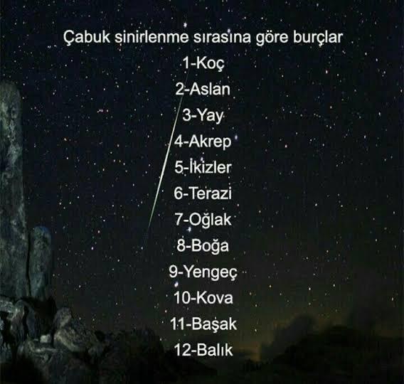 Çabuk sinirlenir misin?