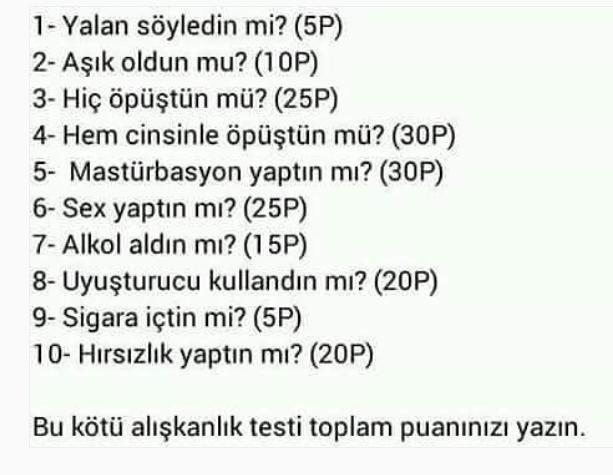 Ne kadar kötüsün?