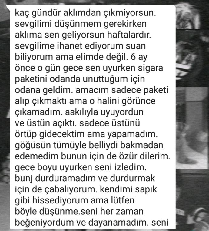 Kuzenimden böyle bir mesaj aldım yardım edin?