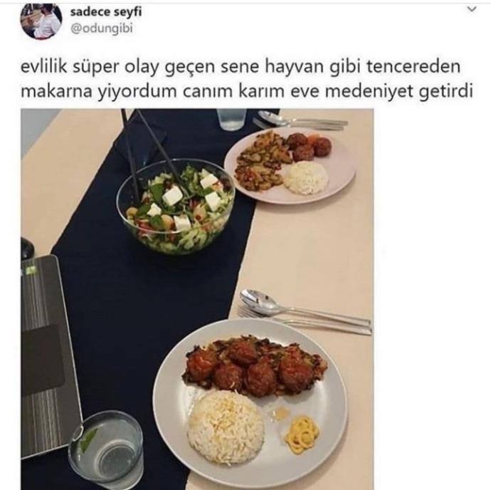 Evlenince eve medeniyet mi geliyor?