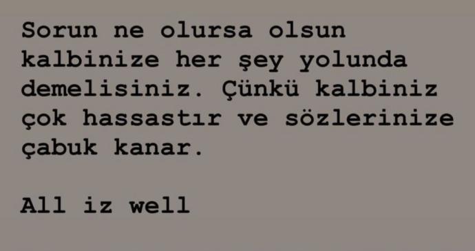 Bu benim hayat felsefem oldu sanırım🤗🤗