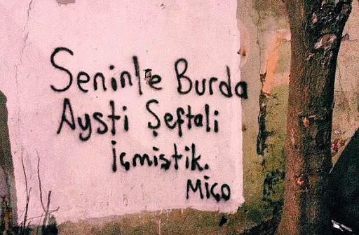 Duvara nasıl bir yazı yazardın?