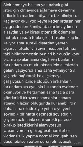 Aylık 5 bin lira harçlıkla geçinemeyen biri hakkında ne düşünürsün?