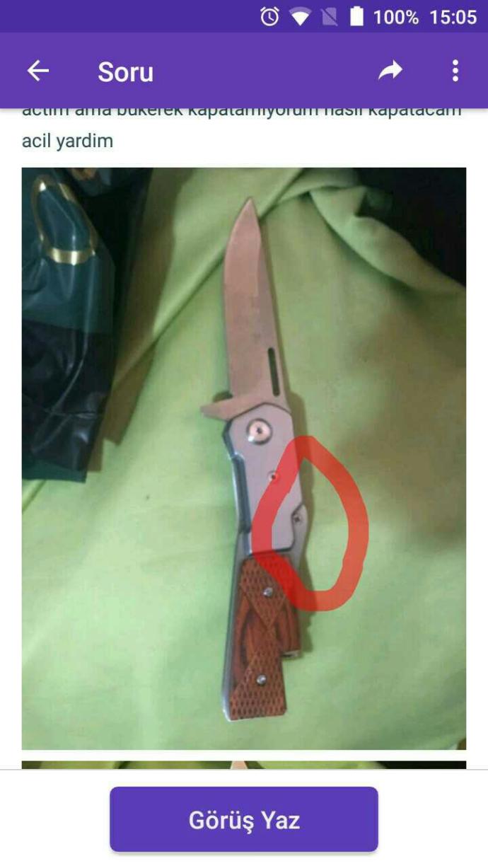 Caki nasil kapatilir?