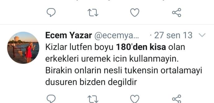 ALLAH aşkına nedir şu kısa boylu erkek nefreti?