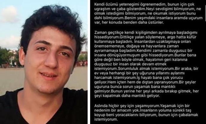 Kocaelide 18 yaşındaki Furkan Celep bir araba, bir ev veya herhangi bir şey uğruna yıllarını harcamak istemediğini belirtti?