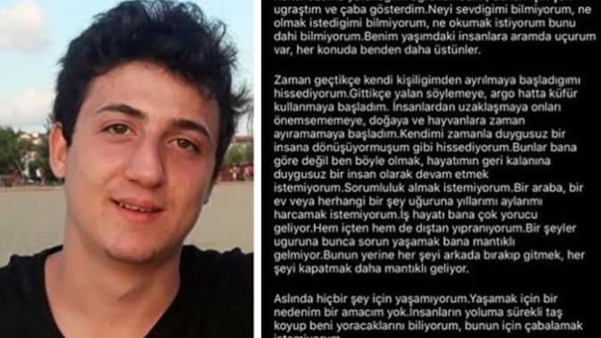 Kocaeli'de 18 yaşındaki Furkan Celep bir araba, bir ev veya herhangi bir şey uğruna yıllarını harcamak istemediğini belirtti?