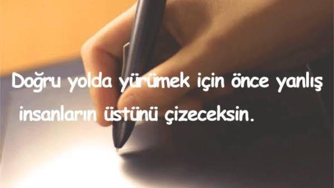Bazı şeylerin üstünü çizmek gerekir değil mi? Peki siz nelerin üstünü çizdiniz?