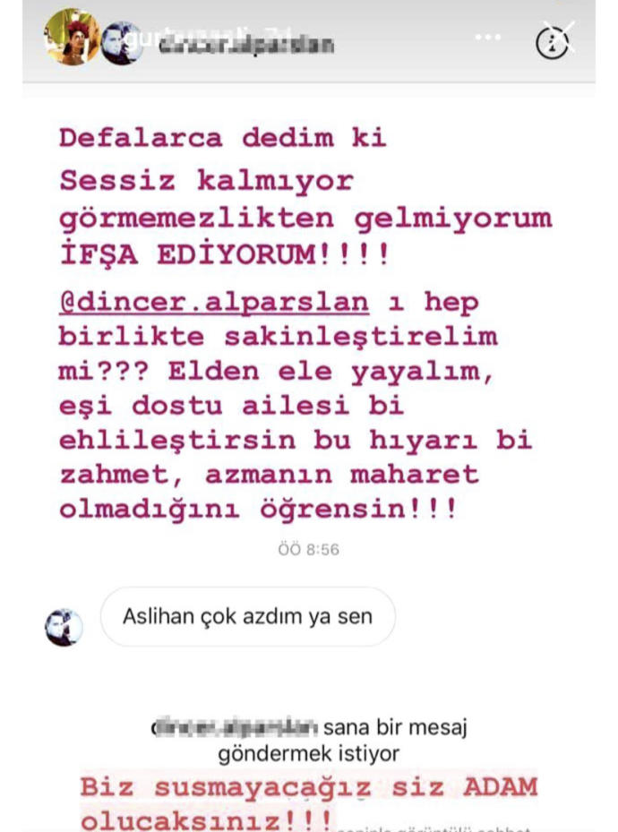 Aslıhan Gürbüz kendisine “Çok azdım” diye DM atan takipçisini ifşa etti! Ne düşünüyorsunuz?