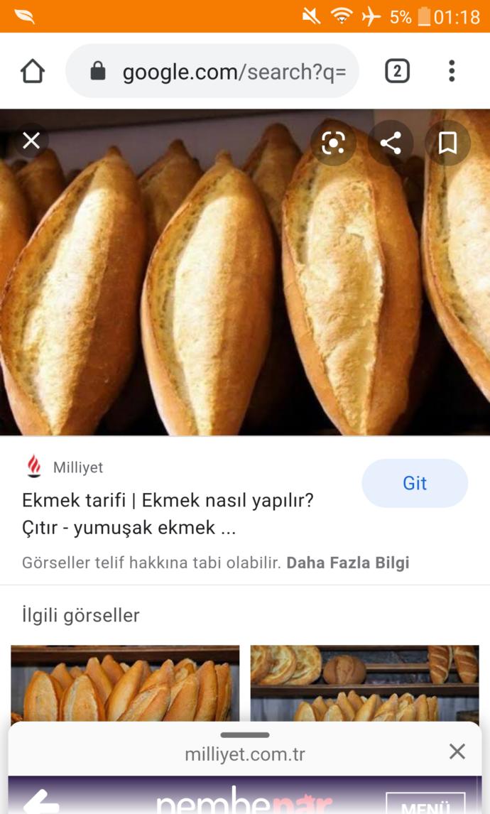 Ekmek yemeyi sever misin?