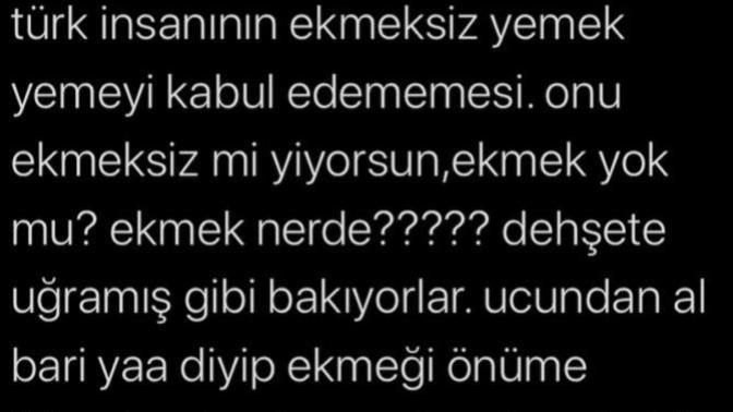 Ekmek yemeyi sever misin?