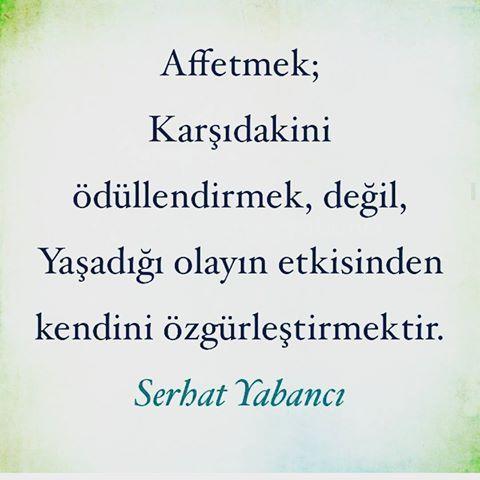 Affetmek, özgürleşmek midir?
