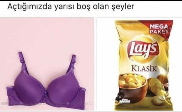 Açtığında yarısı boş olan ne var?