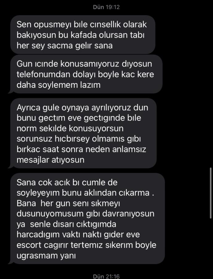 Dün gece bitirdik ilişkimizi napmalıyım?