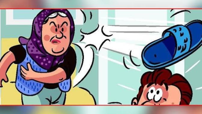 Anneniz hiç size terlik fırlattı mi annelerin vurduğu yerde gül biter mi?
