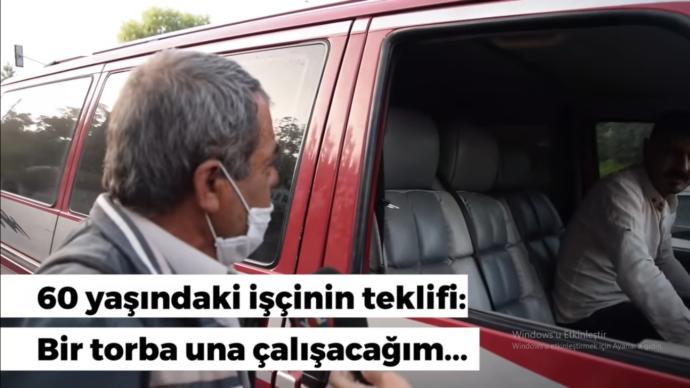 İşçinin işverene teklifi: Bir torba una çalışacağım.