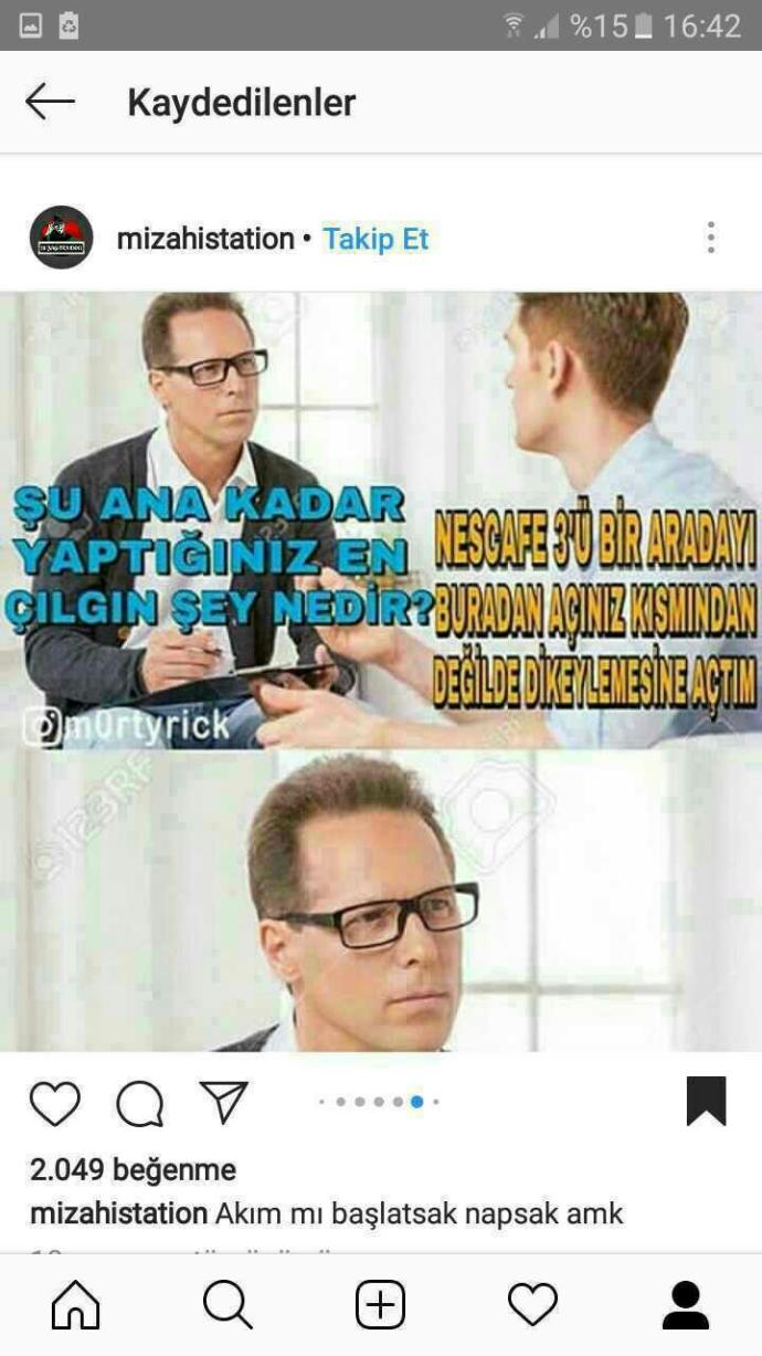 Yaptığın en büyük çılgınlık neydi?