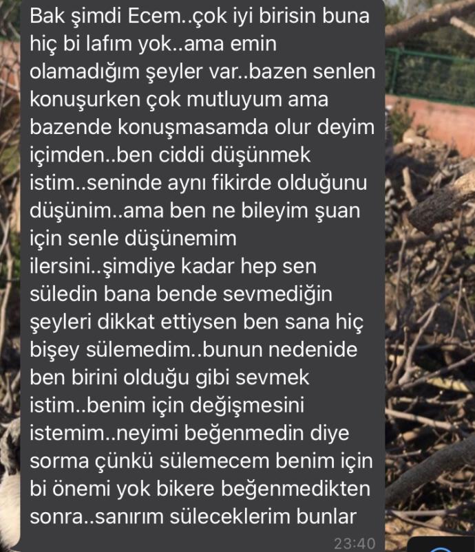 Bu mesajdan ne anlıyorsunuz?