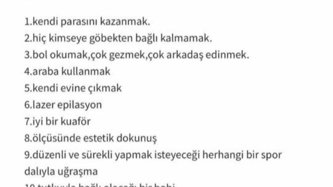 Bir kadının kendine yapabileceği en iyi şey?