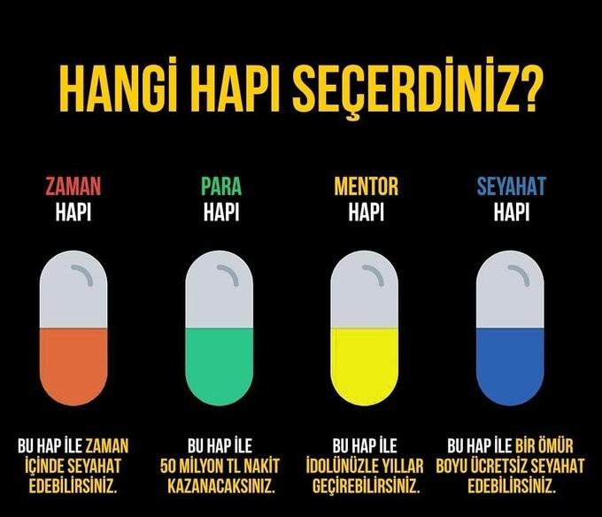 Hangi hapı seçerdin?